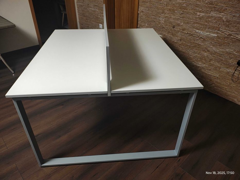 Birou dublu profesional, 140 x 120, stare excelenta