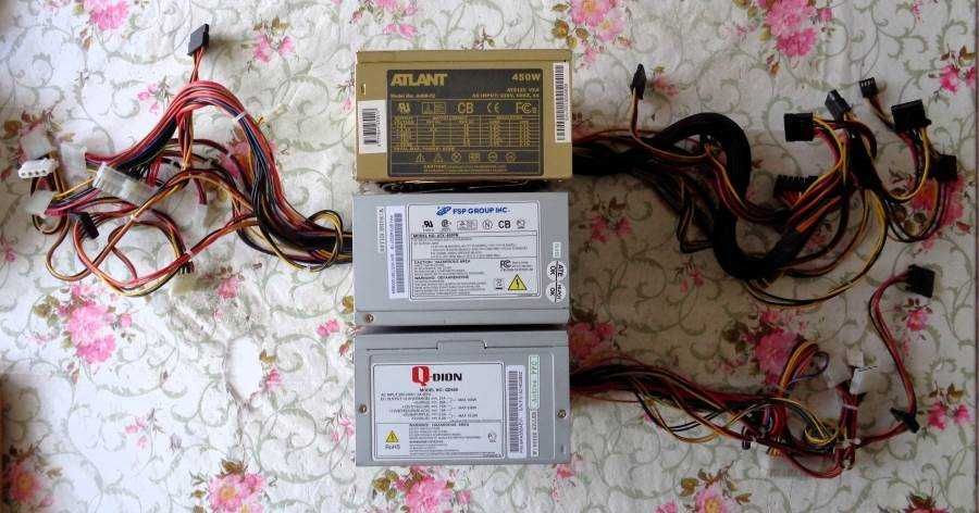 Офисный блок питания Q-Dion QD400, FSP ATX-400PN, Atlant A450-12