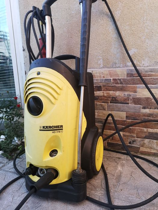 Водоструйка Karcher HD7/18 за Отпушване на Канали 380zv 180bar Супер С