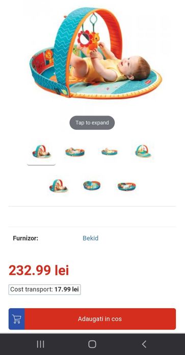 Vand centru de activitati Tiny love