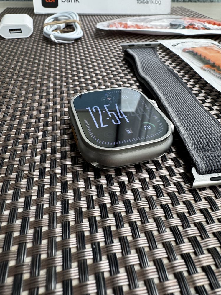 КАТО НОВ! *ЛИЗИНГ* Apple Watch Ultra 49Mm Часовник / Iwatch