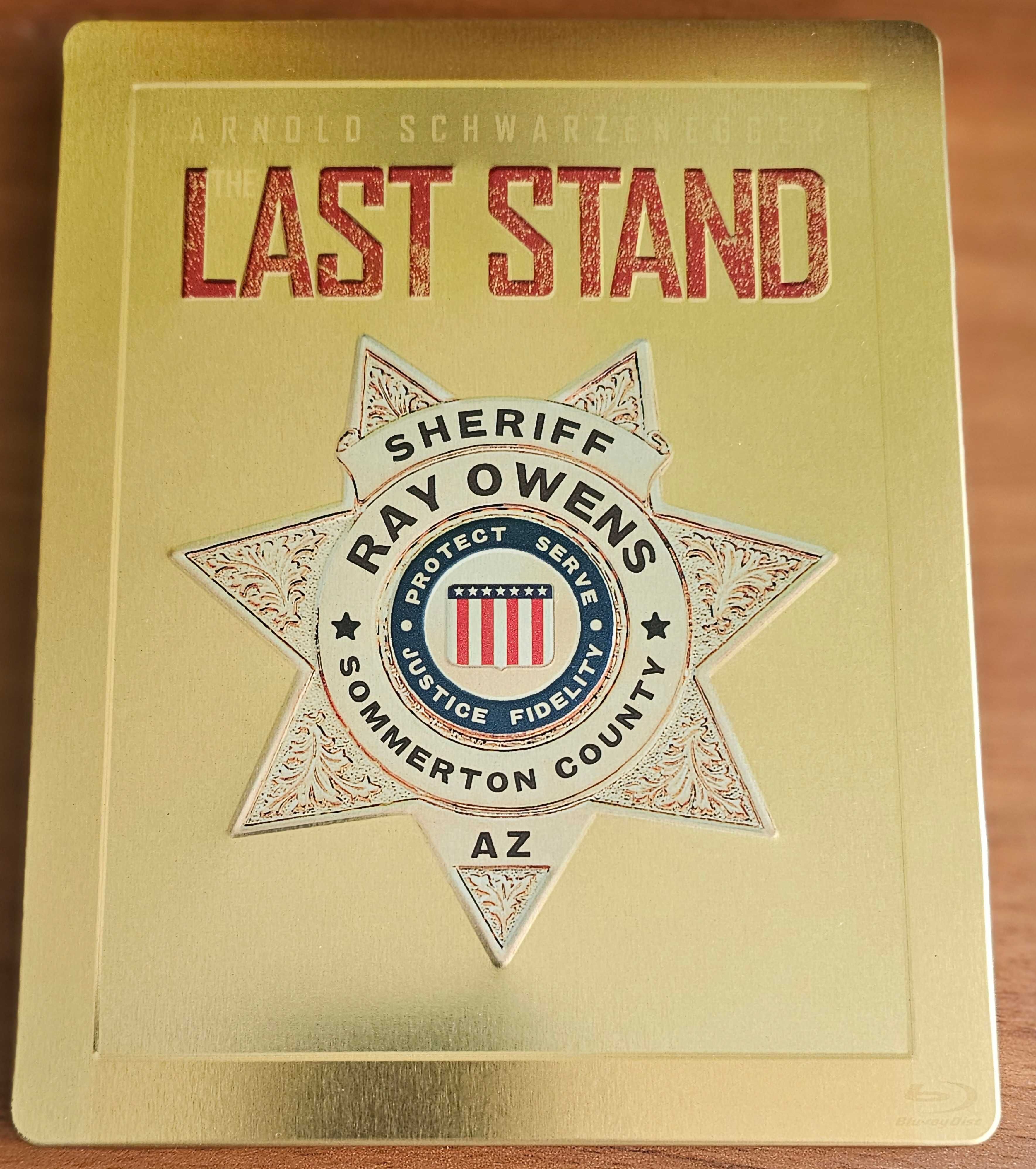 Vand steelbook Last Stand bluray, nou, neutilizat, cu Schwarzenegger