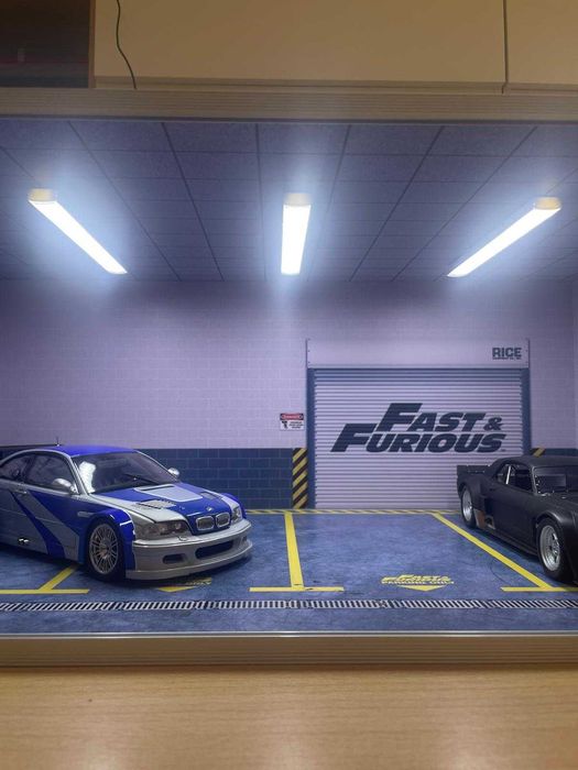 Vand diorama 1:18 parcare Fast and Furious