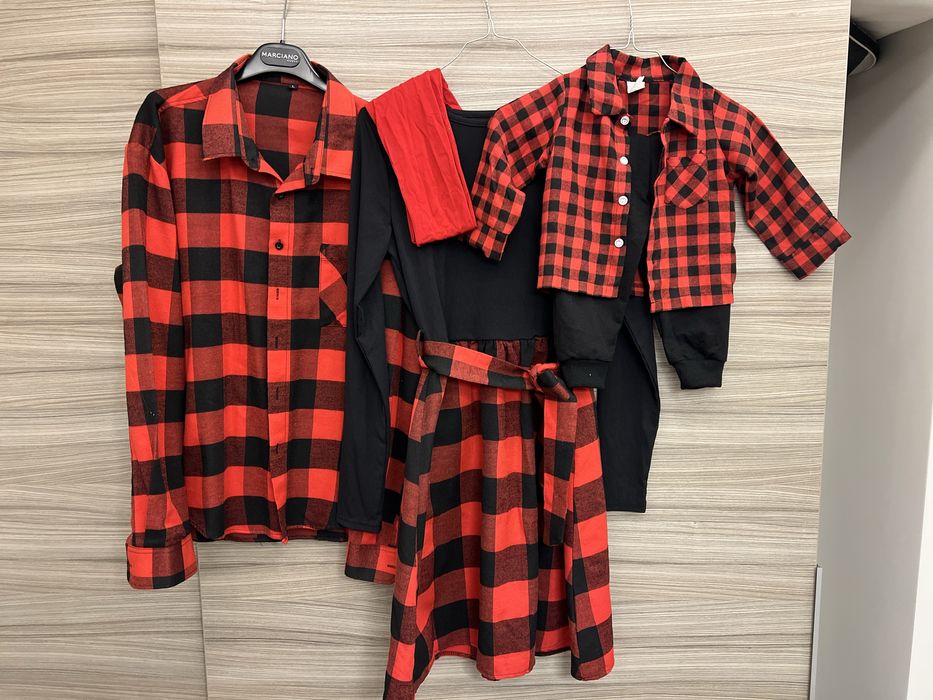 Комплект за коледна фотосесия. Всичко е ново, облечено 1път, испрано