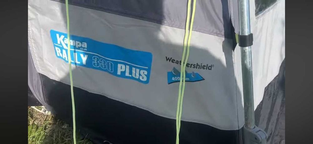 Cort rulota KAMPA RALLY 330 PLUS, utilizat, stare buna.