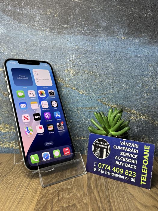 Iphone 12 pro max/256gb/2Ani Garantie Centrul de Telefoane/rate