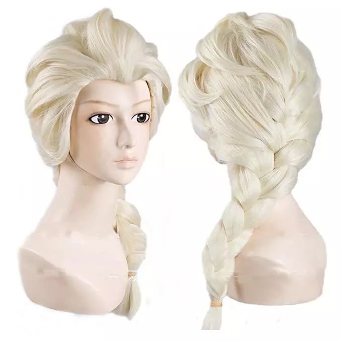 Costume Cosplay Princess Printesa Elsa Frozen adult in set cu peruca,