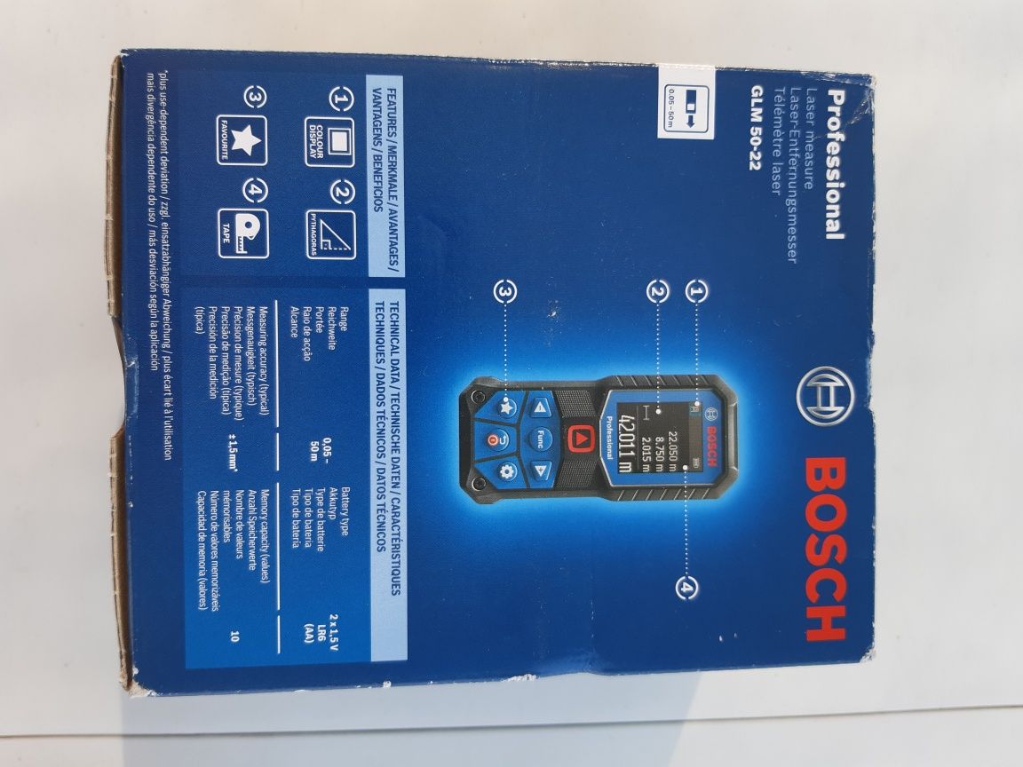 Telemetru Profesional Bosch GLM 50-22