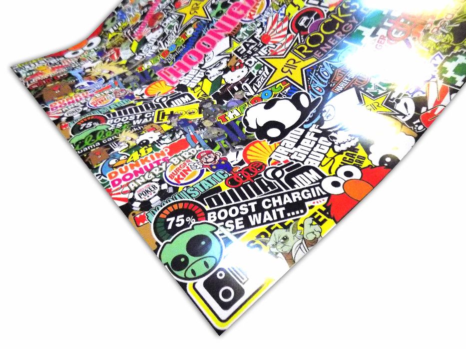 Супер БОМБ стикер ОРИГИНАЛ sticker BOMB 150х50см JDM