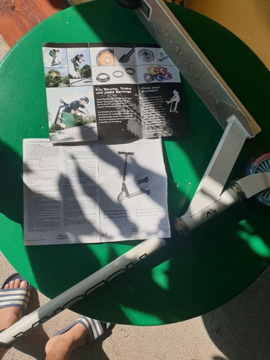 Trotineta Hudora cumparată anul trecut Germania(65€)in stare bună bună