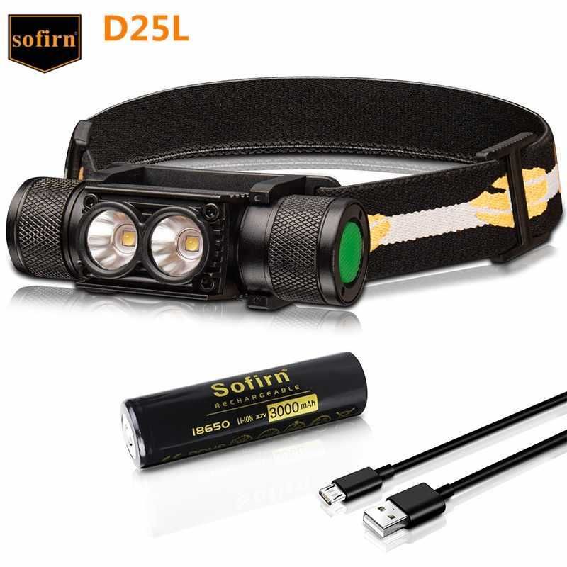 Frontala Sofirn D25L Dual led LH351D de 1000 LM -alb neutral- full set