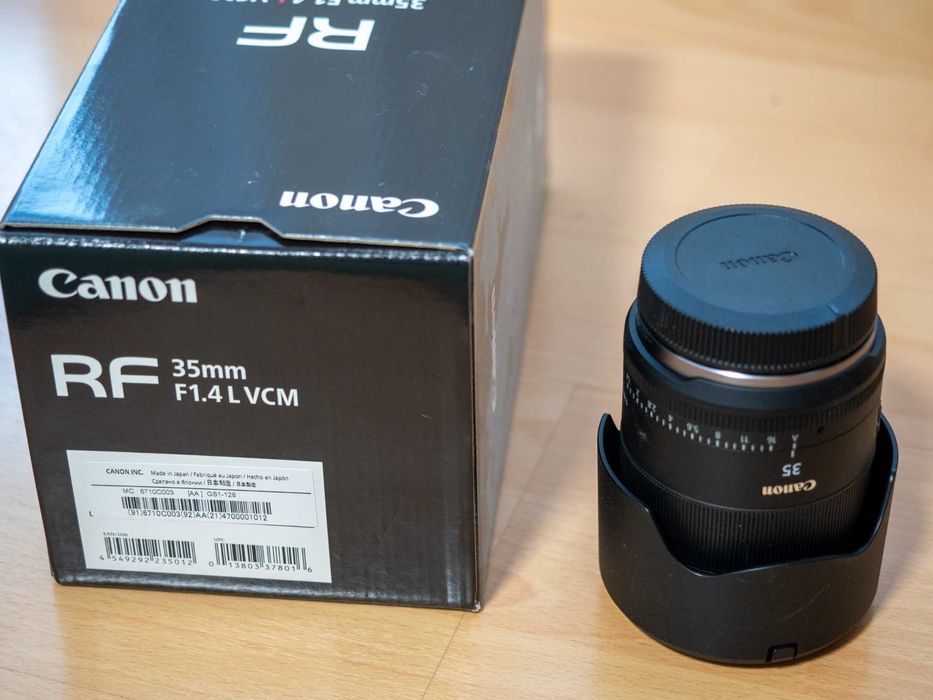 Obiective Canon RF 16mm, 35mm f1.4L, 70-200mm f2.8L, EF 100mm f2.8L