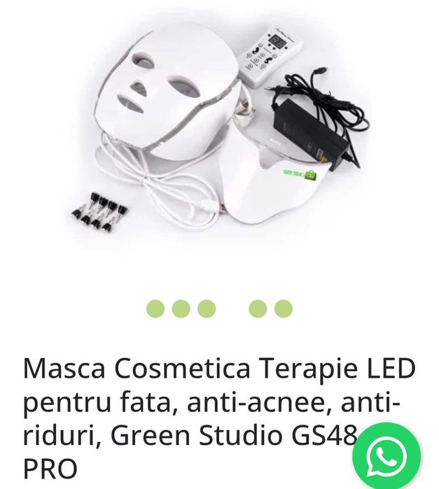 Masca Led ,Fototerapie cu telecomandă, Nouă.