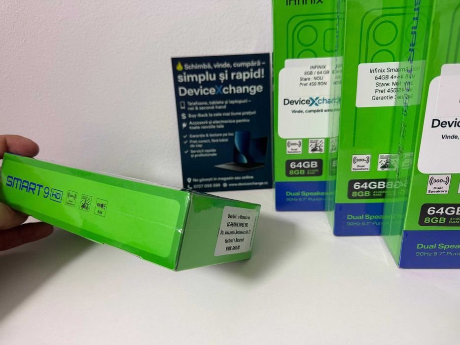 Infinix Smart 9 4GB/64GB SIGILAT* Garantie *Buy Back * deviceXchange