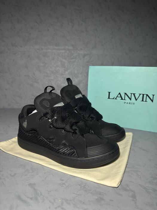 Черни кецове Lanvin Curb – Размери 39 и 44