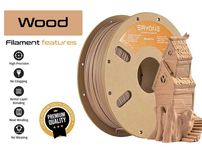 PLA Wood Filament, ПЛА Филамент с дървени частици за 3Д Принтер
