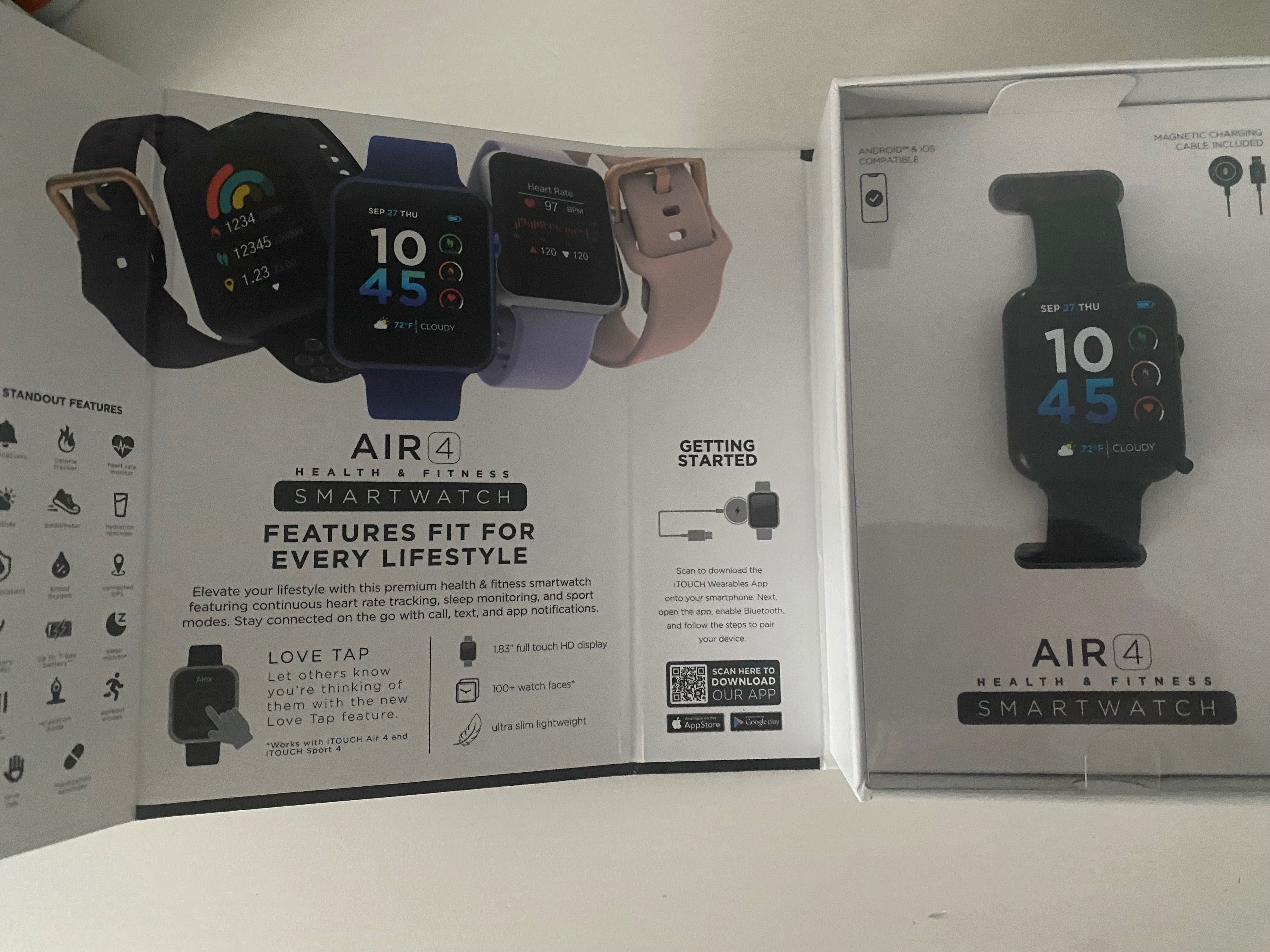 Нов Мъжки Смарт часовник iTouch Air 4 - Bluetooth Connectivity