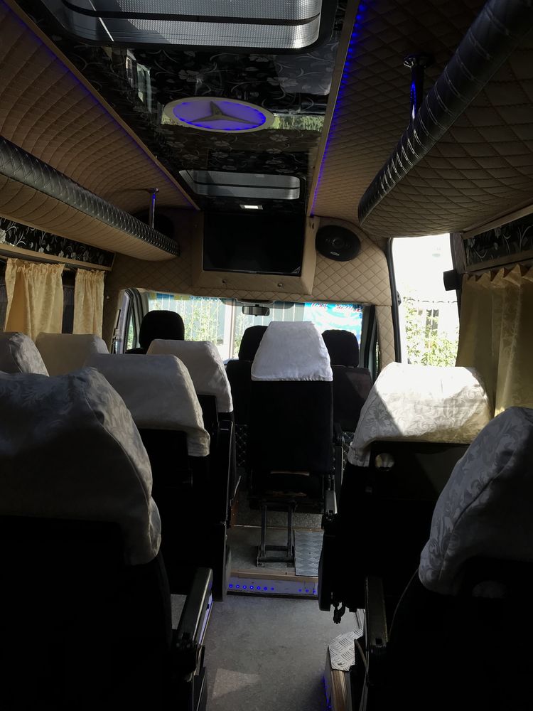 Автобус аренда микроавтобус пассажирские перевозки спринтер Крафтер