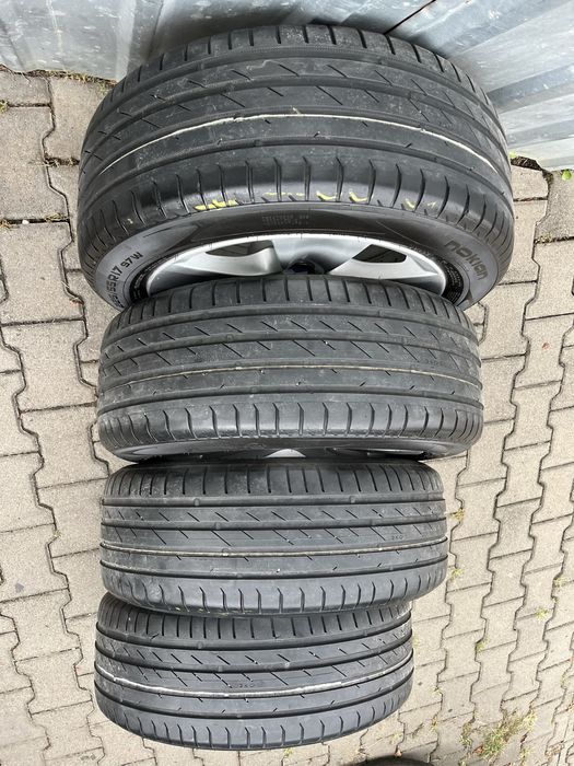 Jante aliaj 5x120mm, anvelope vara 225/55 R17, BMW E60 E61, F10 F11 GT