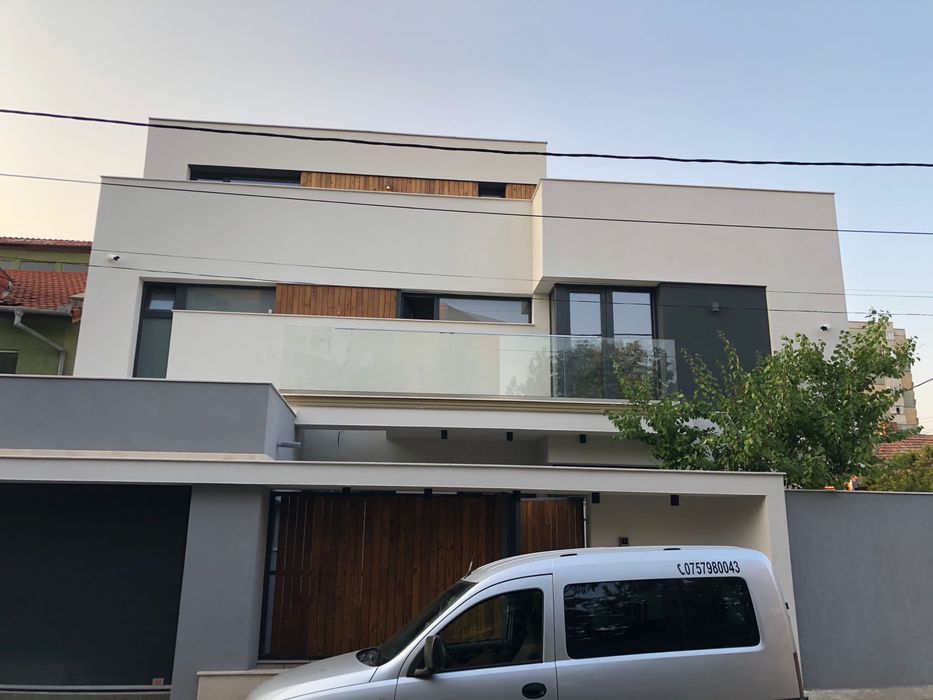 Balustrade de inox si sticla