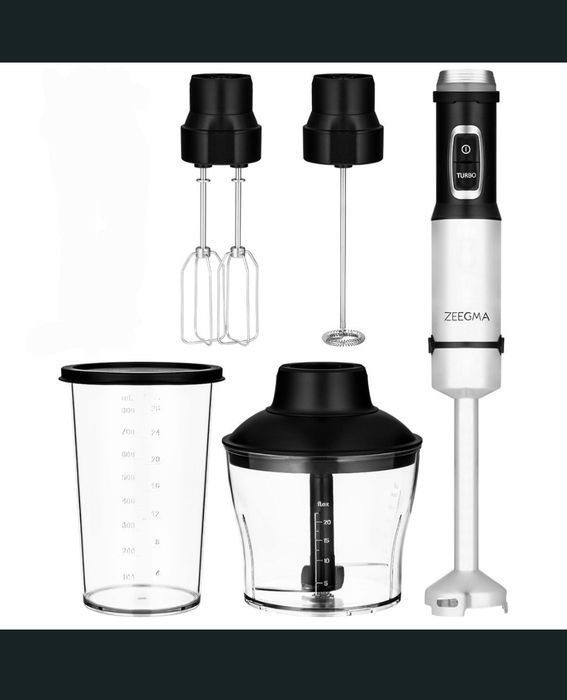 Zeegma Handy Chef 4в1 многофункционале вертикален ръчен пасатор/1000W