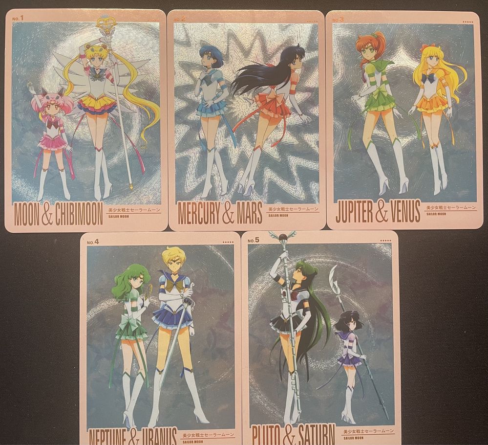 Cartonase de colectie Sailor Moon