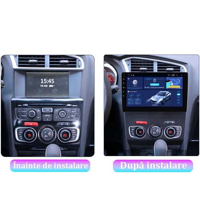 Navigatie Citroen C4 L 2013-2016, Android 14, 4GB ROM/64GB ROM, 10"