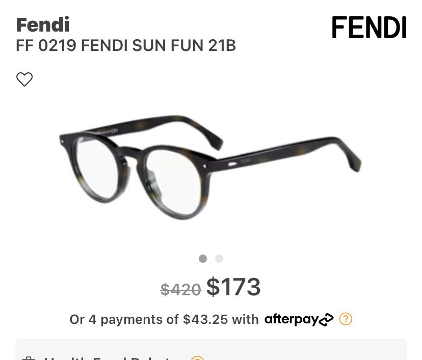 Рамки за очила FENDI FF0219 НАМАЛЕНИ