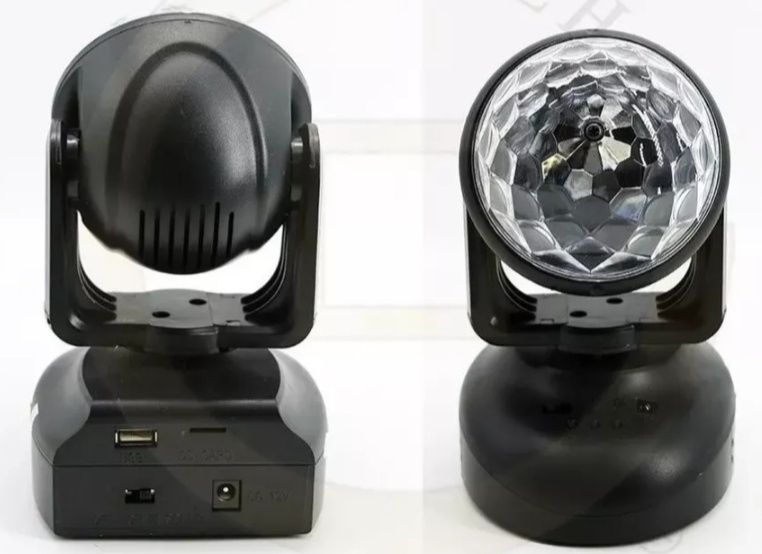 Moving Head Lighting Proiector Disco LSY080 LED rotativ 360 telecomand