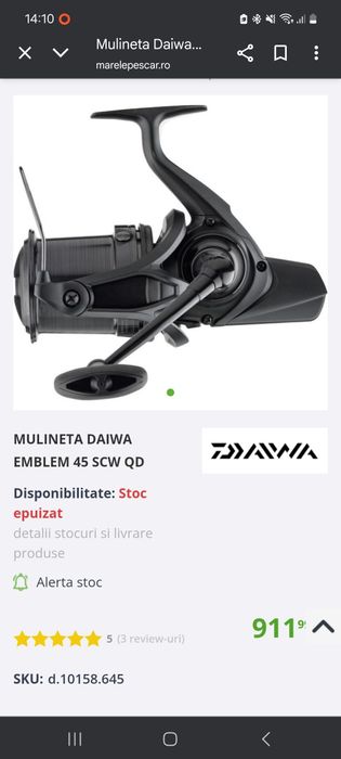 Set crap distanta: 2x free spirit de 3.90m 3,5lb/2x daiwa emblem 45scw