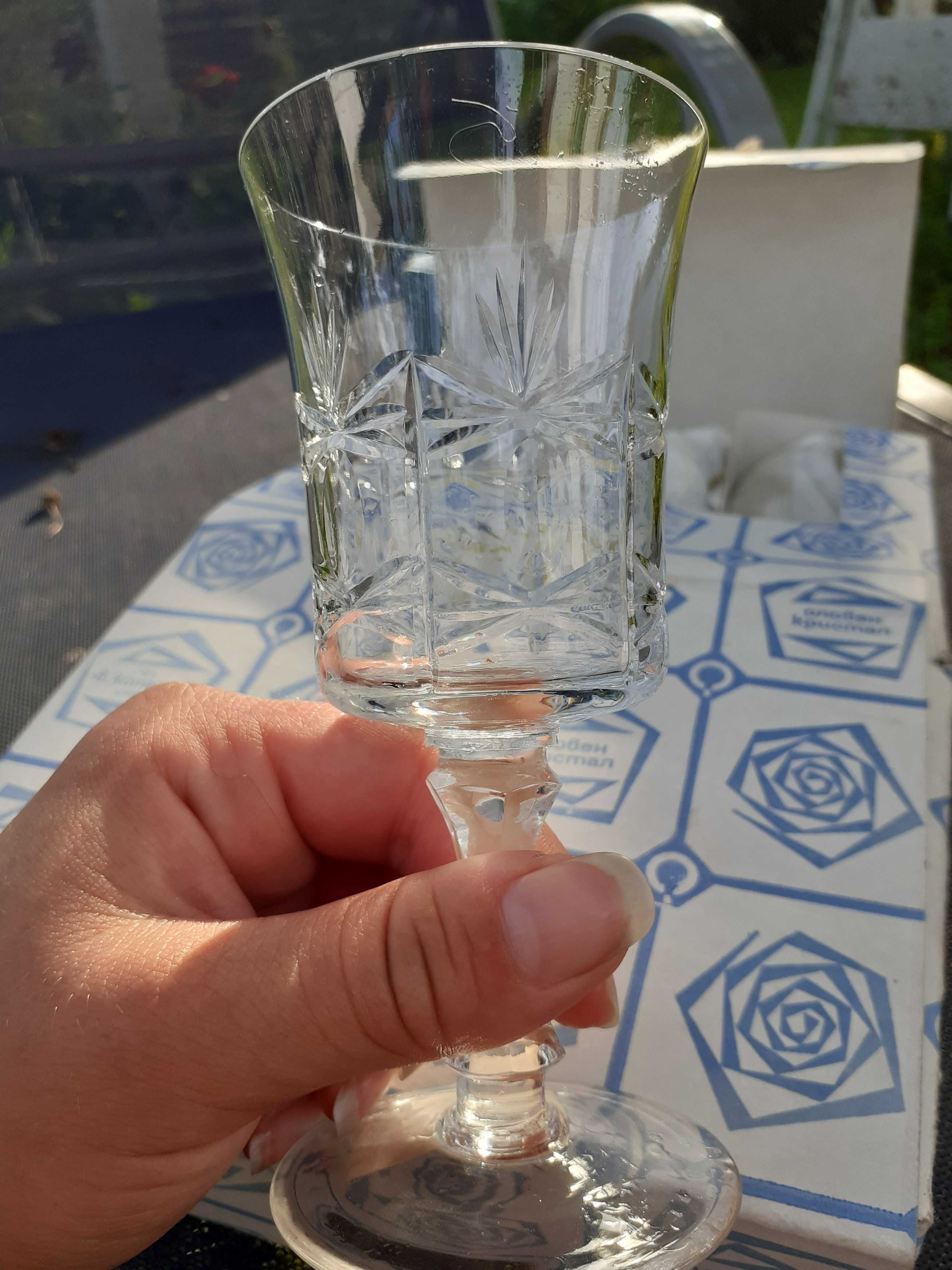 Чаши за вино оловен кристал