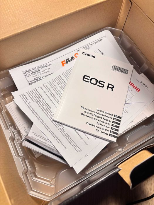 VAND body Canon Eos R full frame 30mp + adaptor EF-RF