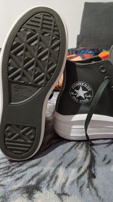 Ghete femei Converse Chuck Taylor All Star Move Cozy Utility, Gri