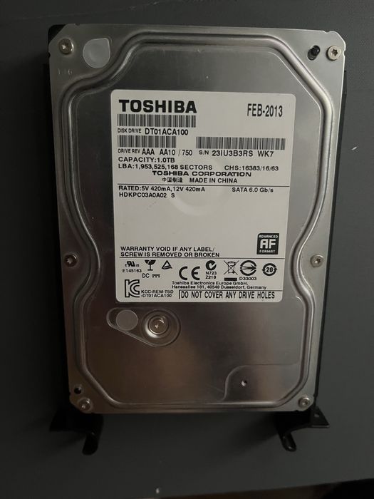 Продам жесткий диск на 1tb