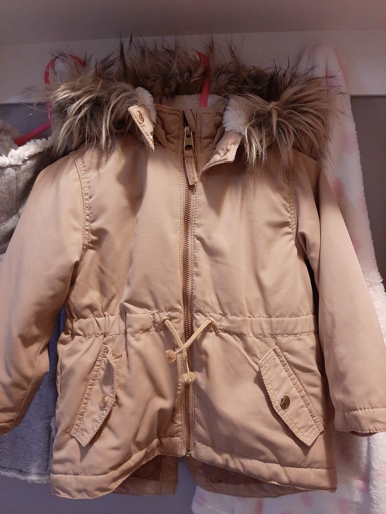 Vand geaca parka fetite 92cm