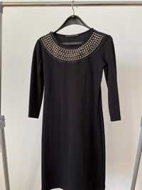 Черна есенна рокля Зара