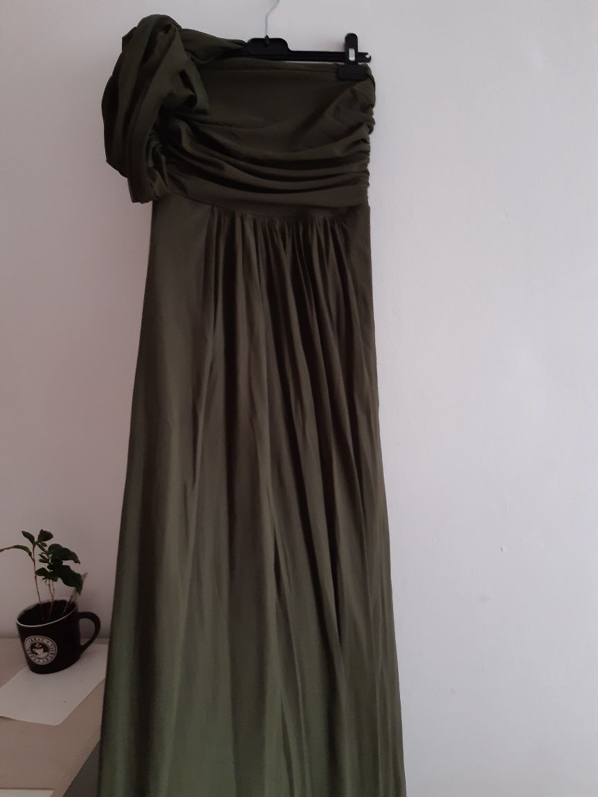 Rochie lunga, verde