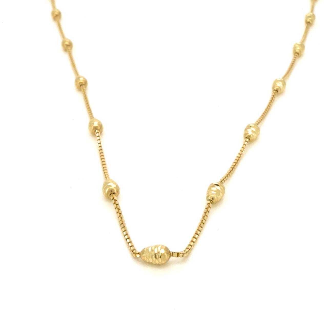 Tilla zanjir "Luminous Beads"