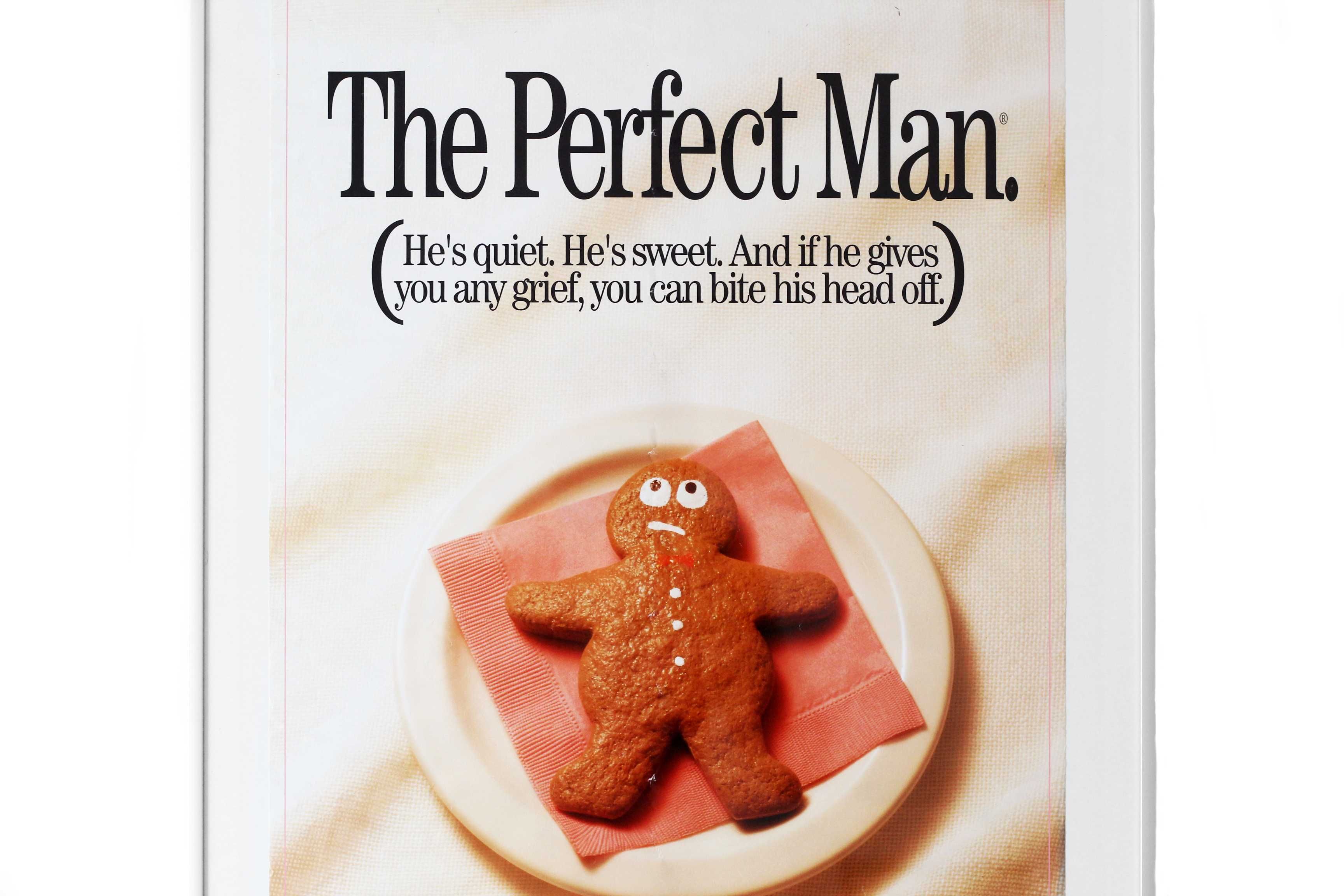 Afis poster print vintage barbatul The Perfect Man Gingerbread 1998