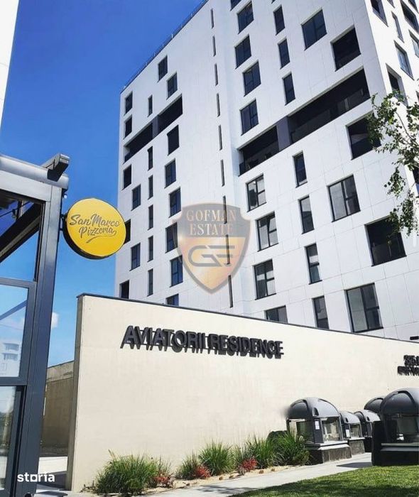 3 camere, Aviatorii Residence, parcare subterana, 2 bai, balcon, A/C