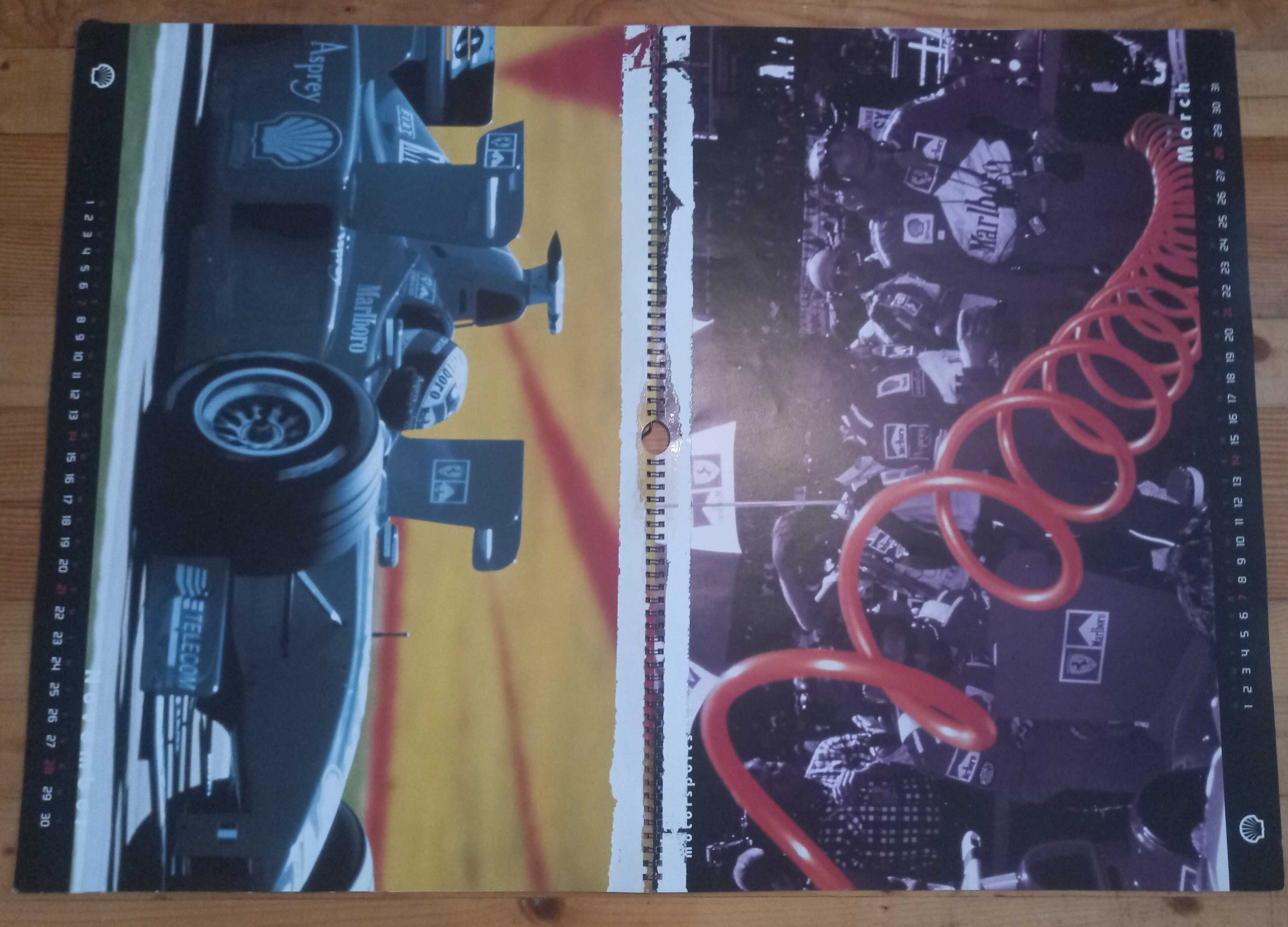 Календар Ферари Шел Моторспорт 1999 - 70лв