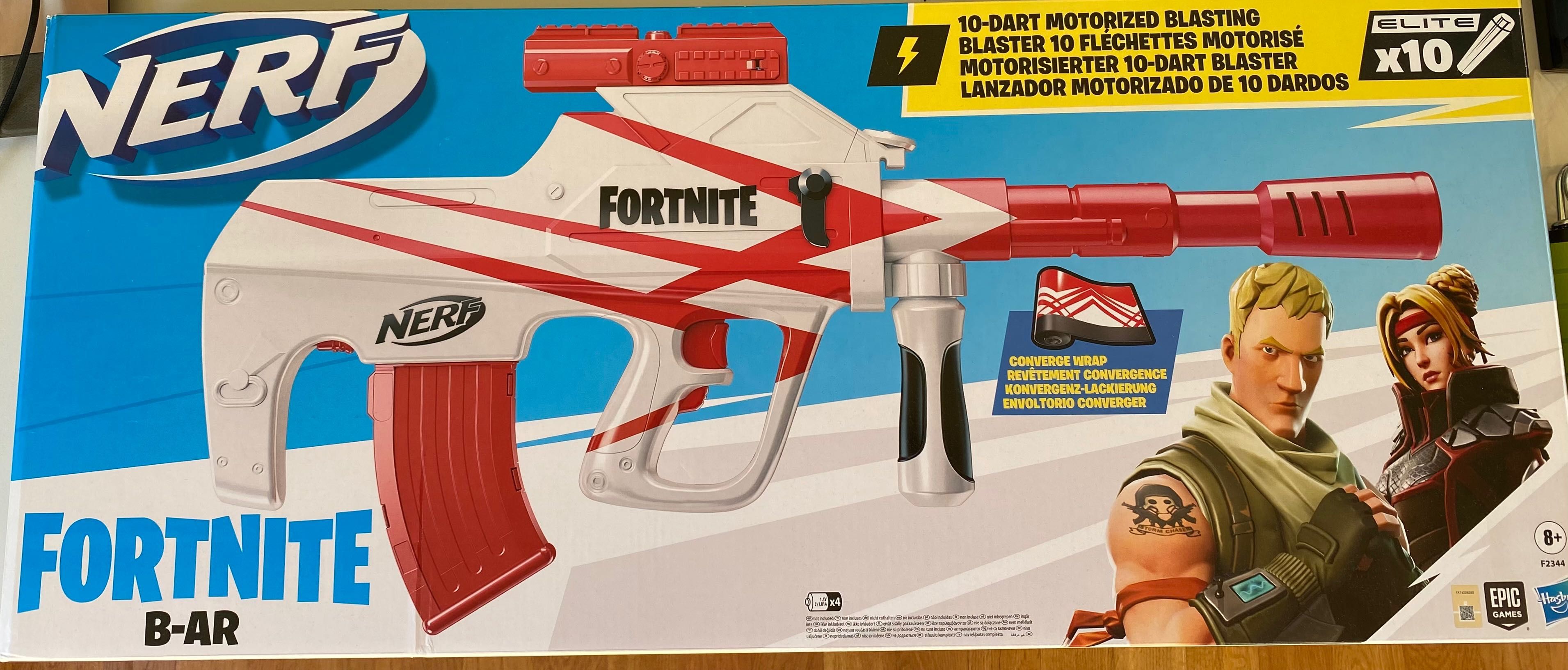 Бластер Nerf Fortnite - B-AR, 10 патрона