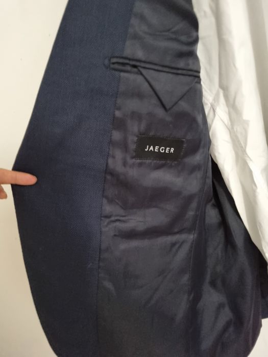 Sacou bleumarin – mărimea 40R – 100% lână  Stare impecabilă