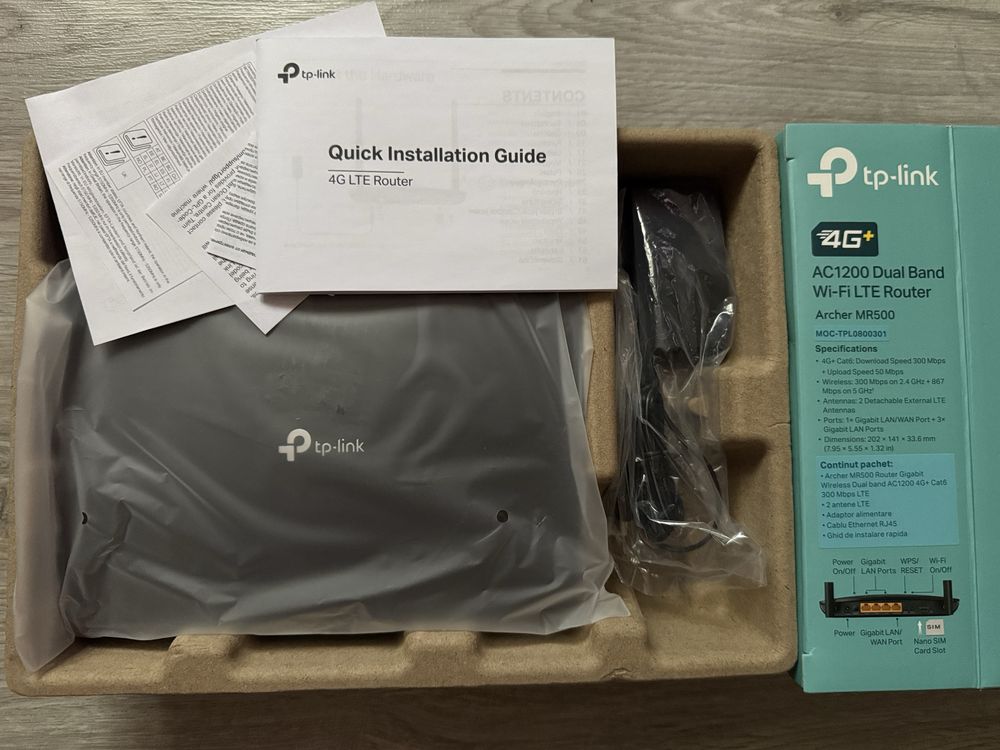 Router 4G+ TP-Link MR500