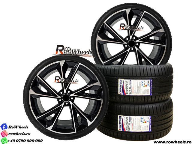 Jante AUDI 22 R22 A6 A7 A8 Q3 Q5 Q7 Q8 22 R22 Black Anvelope Vara