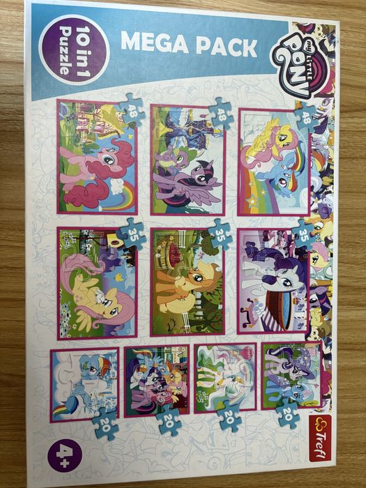 Puzzle (4 bucati) -Frozen, My little Pony
