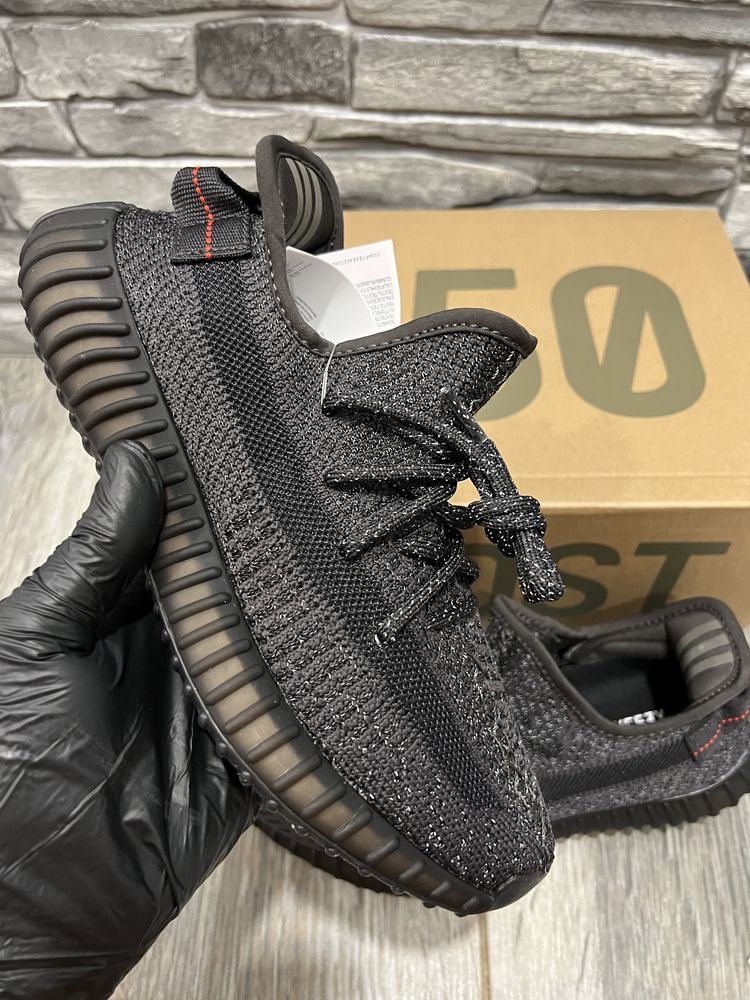 Adidas Yeezy Boost 350 v2 Black Reflective 36- 45