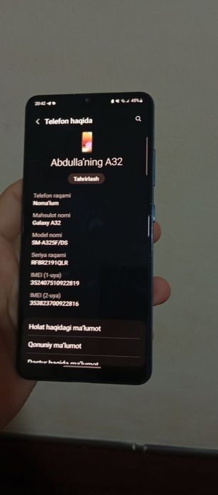 Samsung a32 ideal