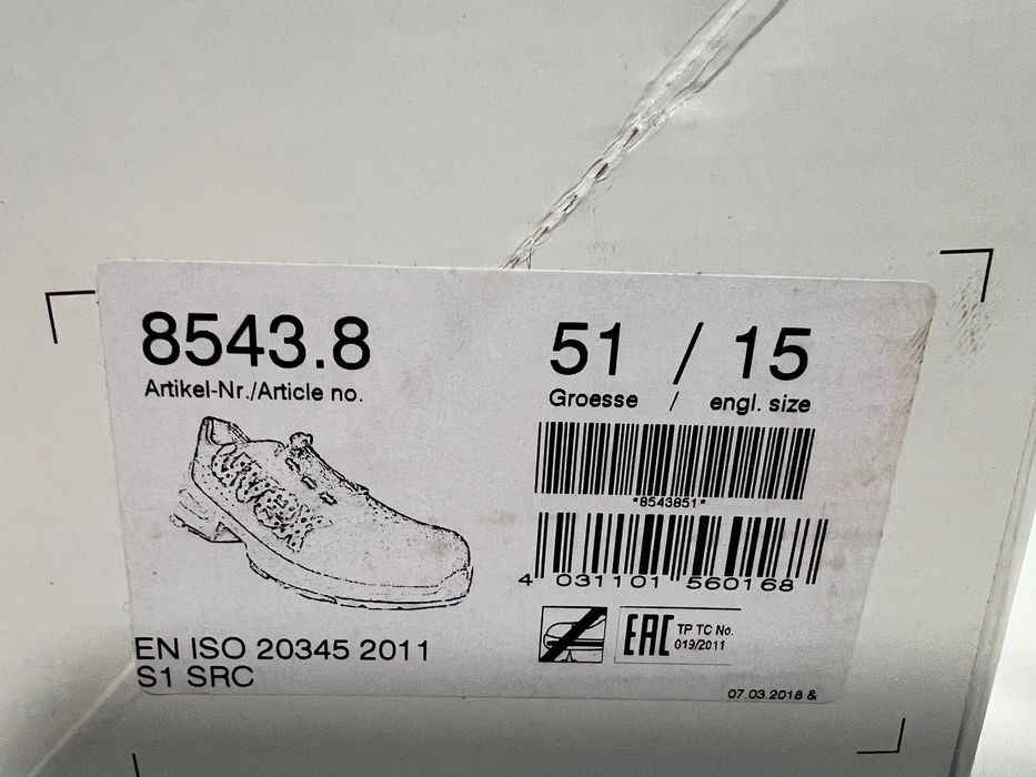 Pantofi Uvex marimea 51 si 52