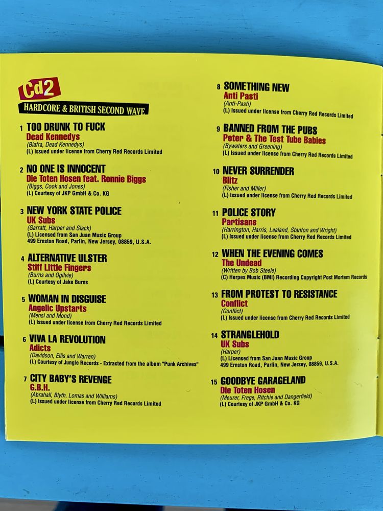 3 CD set “PUNK 1977/2007” с книжка, плюс подарък CD на Audioslave